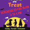 Trunk or Treat reschedule