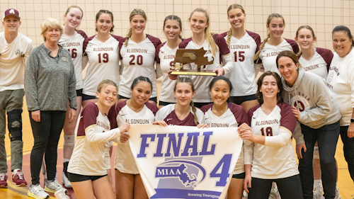 ARHS Girls Volleyball headed to Final Four cover - cropped from Owen Jones