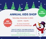 Annual Kids Shop flyer