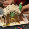 Gingerbread House program at library from Facebook