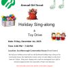Girl Scout Sing-along flyer 2023