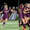 Kylie Tomasetti was credited with ARHS' goal that won their D1 round of 32 (photos cropped from pics by owen jones photography)