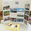 display of activites with birthday cake