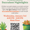 Crafternoon flyer Succulent Nightlights