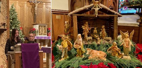 Christmas services cover - images L-R from St Anne & St Mark's websites