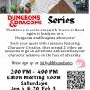 D&D series flyers with Friends