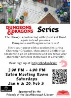 D&D series flyers with Friends