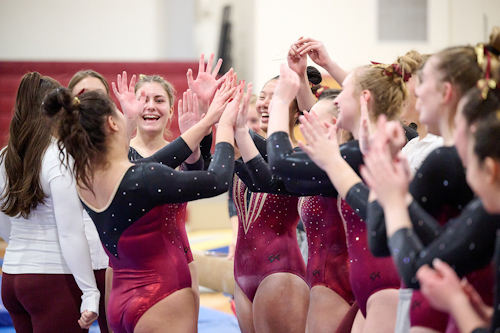 ARHS Gymnastics at 12/14/23 meet by Owen Jones Photo