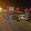 Car Rollover on 495 (from Facebook)