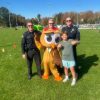 At Woodward Color Run with the school mascot (from Facebook)