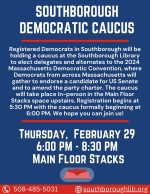 Democratic Caucus flyer 2024