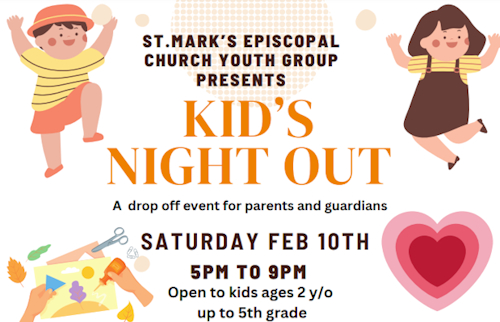Kids Night Out - Feb 10 cover