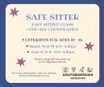 Safe Sitter flyer