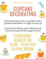 Cupcake Decorating flyer