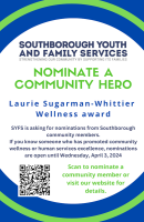 Nominate a Community Hero flyer