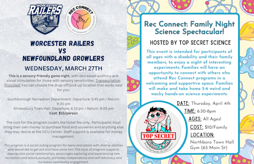 Railers Hockey Trip and Family Night Science Spectacular with a “Sensory Friendly” Twist