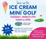 Trombettas Golf & Ice Cream with Woodward SOS flyer