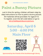 Paint a bunny pic flyer
