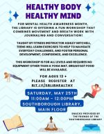 Healthy Body Healthy Mind flyer