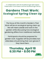 Gardens that Work flyer