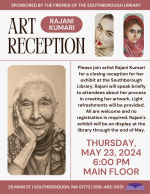 Art reception flyer