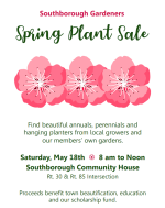 Southborough Gardeners Plant Sale flyer 2024