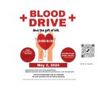 May Blood Drive flyer