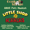 GonkStage ARHS Musical auditions 2024 flyer