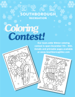 Coloring contest flyer