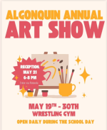 ARHS art show flyer
