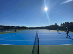 ARHS' new Gonkplex Tennis Courts from Instagram post in Sept 2023