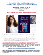 Annual Meeting and author talk flyer