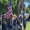 BSA Troop 823 (Boroughs girls) took part in procession