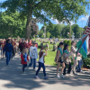 Girl Scouts in parade