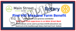 Sample food voucher for Pine Hill Meadow Farm Benefit donation