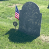 veterans graves in Old Burial Ground were marked with Betsy Ross flags