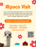 Alpaca Visit flyer