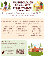 CPC Public Forum flyer