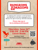 D&D one shot flyer
