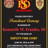 Deputy Chief Ceremony Flyer