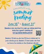 Summer Reading Program flyer