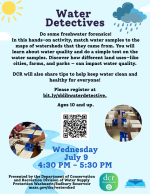 Water Detectives flyer 