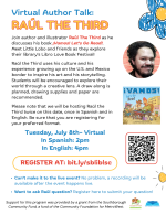 Drawing Your World with Raúl The Third flyer