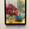 Roses & Celedon Pottery in Kitchen by Amanda Oakleaf from Library Facebook post