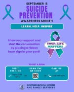 Suicide Prevention Lawn Signs flyer