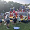 Inflatable obstacle course at Summer Nights 2024 from Southborough Rec Facebook post