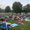 families on the field at Summer Nights 2024 from Southborough Rec Facebook post 