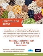 Life Cycle of Seeds flyer