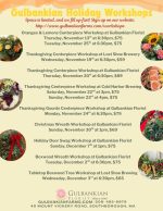 Gulbankian November Workshops