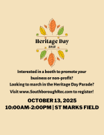 Heritage Day 2025 Exhibitor flyer